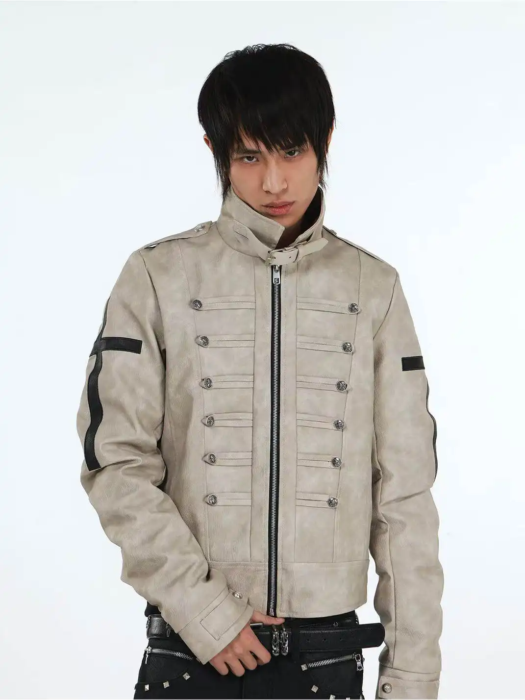 DETW | Thickened Winter Cross-Shaped Button Jacket