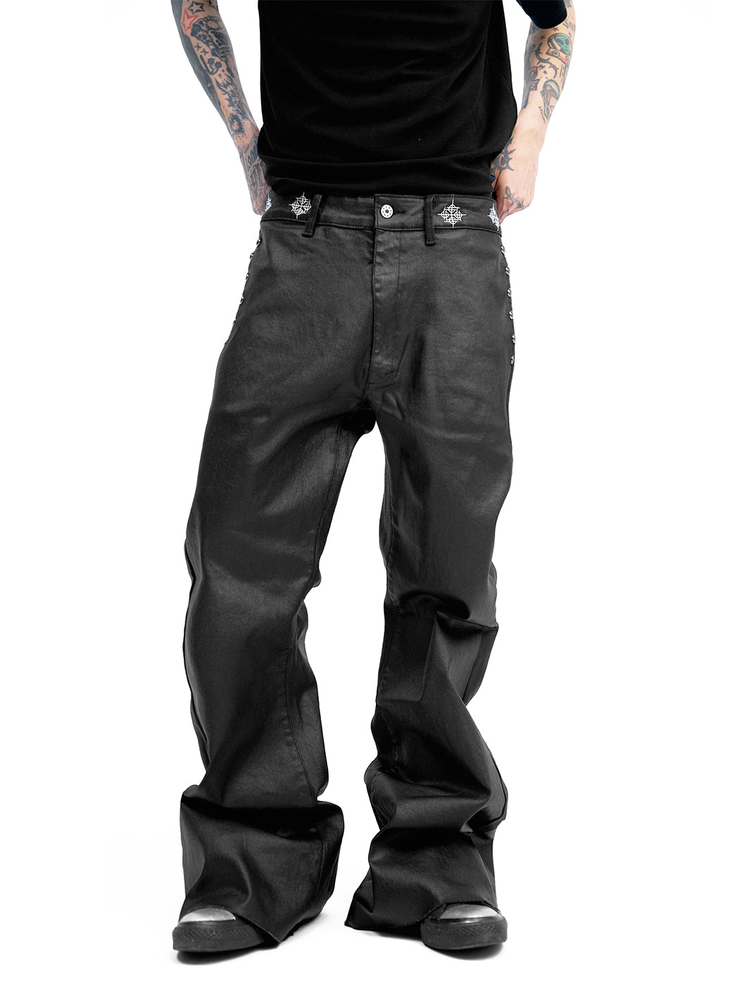 DETW | Micro-Flared Wax Coating 14 Ounces Jeans | PSYLOS1