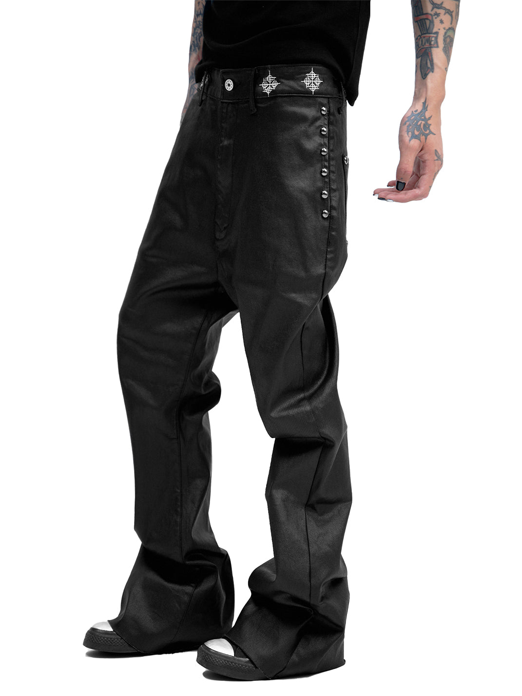 DETW | Micro-Flared Wax Coating 14 Ounces Jeans | PSYLOS1
