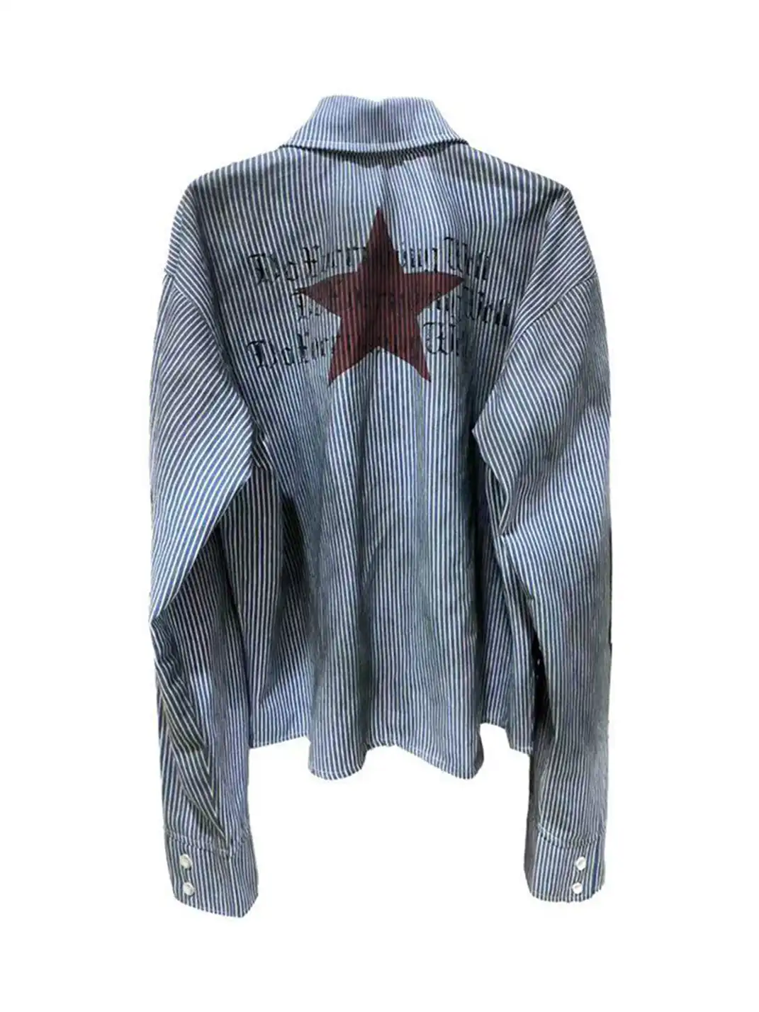DETW | Red Star Washed Striped Shirt