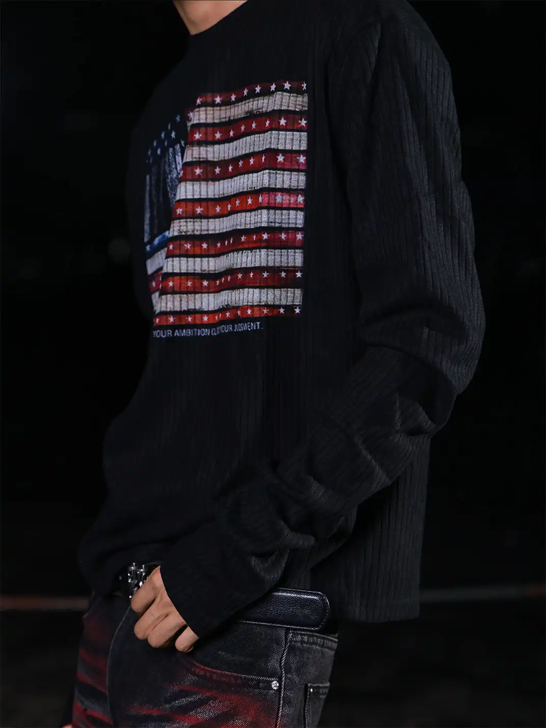 DETW | Parody Print Long Sleeve Top