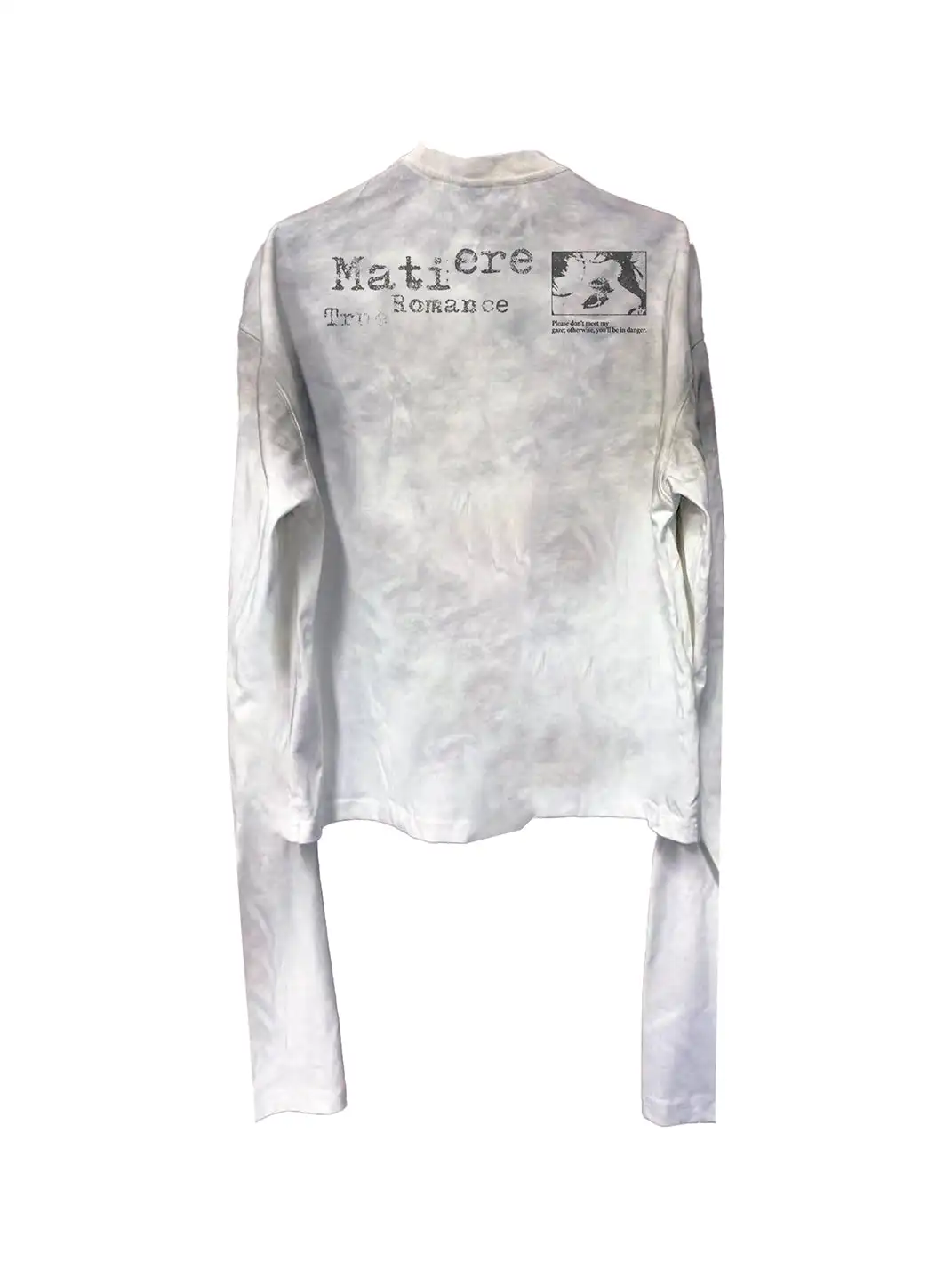 DETW | Dirty Punk Portrait Print Long-Sleeved Tee
