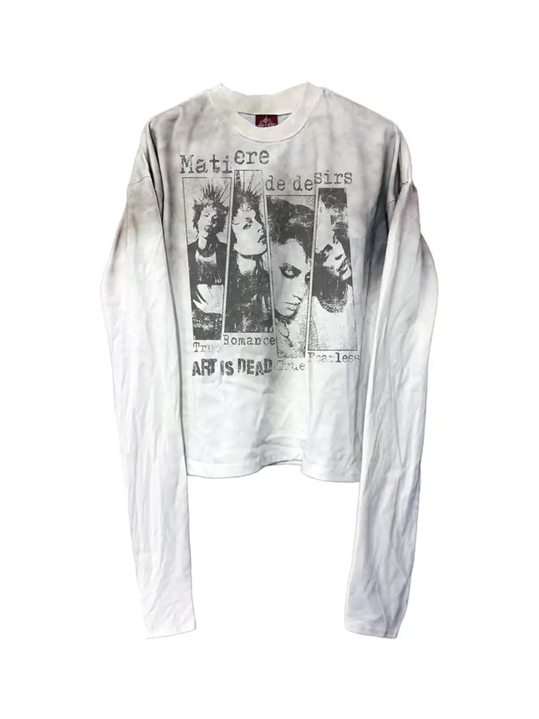 DETW | Dirty Punk Portrait Print Long-Sleeved Tee