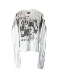 DETW | Dirty Punk Portrait Print Long-Sleeved Tee