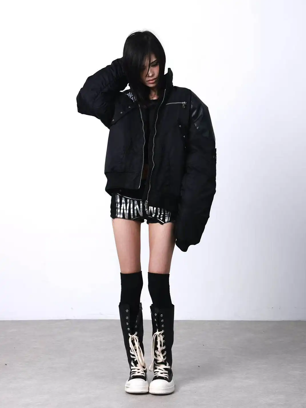 DETW | Armor Patchwork Flight Jacket