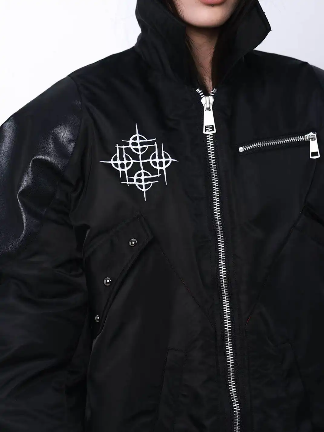 DETW | Armor Patchwork Flight Jacket
