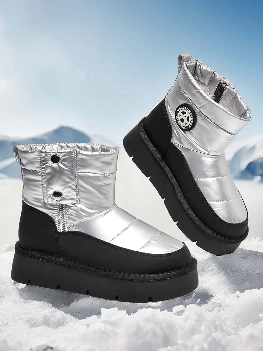 ACUPUNCTURE | Quilted Upper Padded Snow Boots