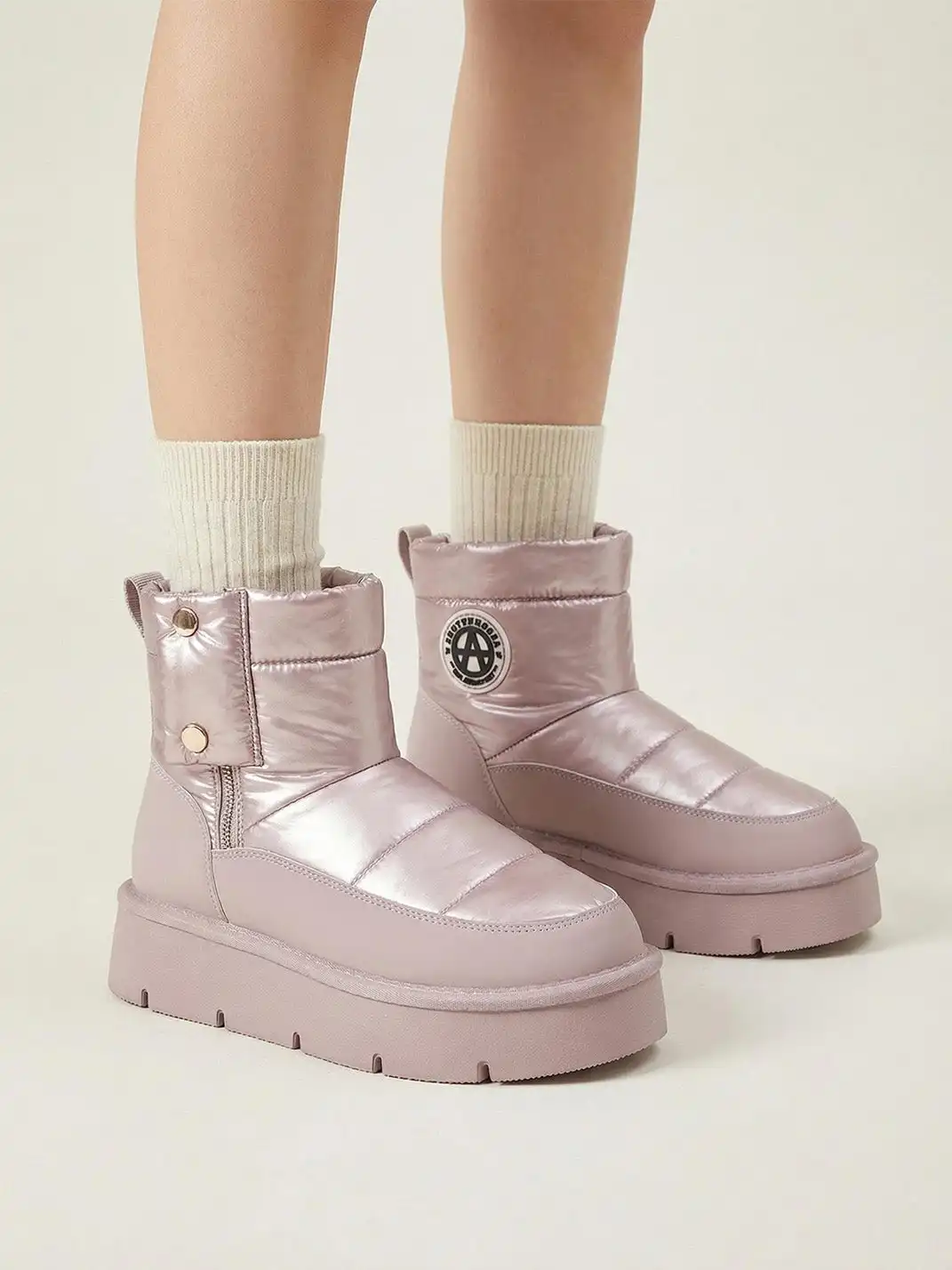 ACUPUNCTURE | Quilted Upper Padded Snow Boots