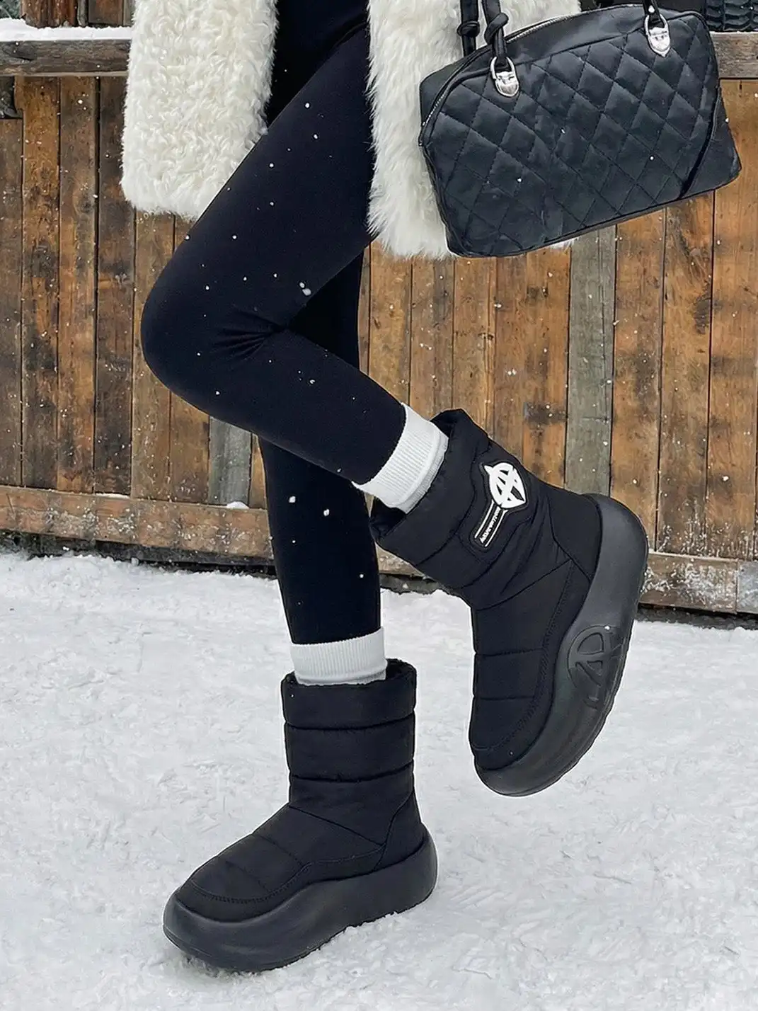 ACUPUNCTURE | Insulated Construction Mid-Calf Snow Boots