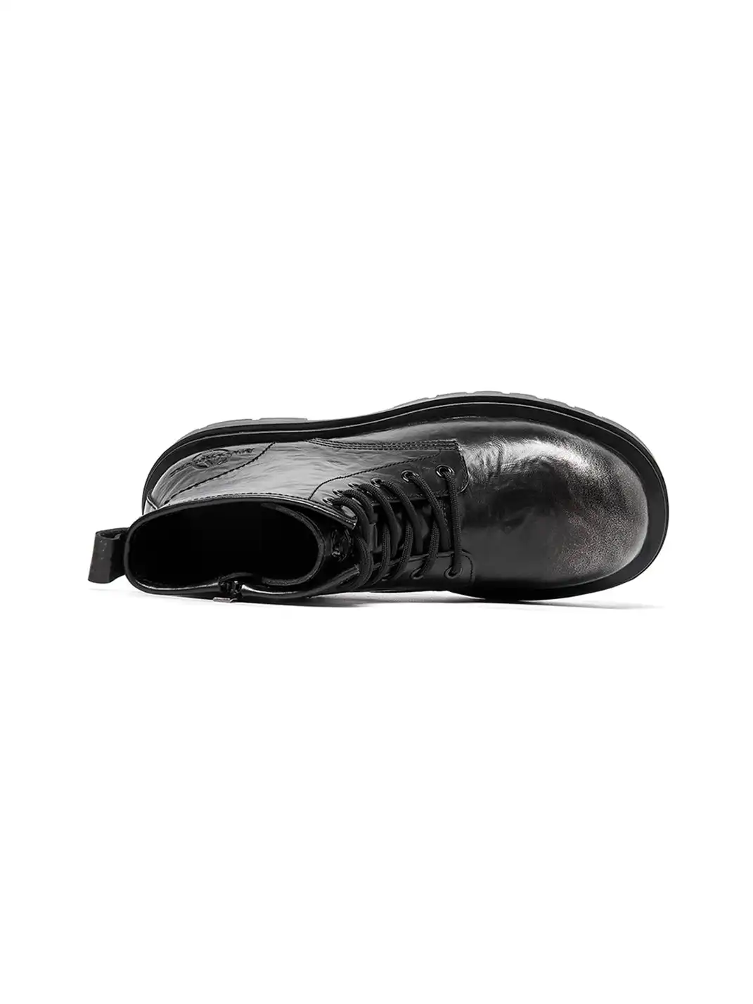 ACUPUNCTURE | Side-Zip Lace-Up Martin Boots