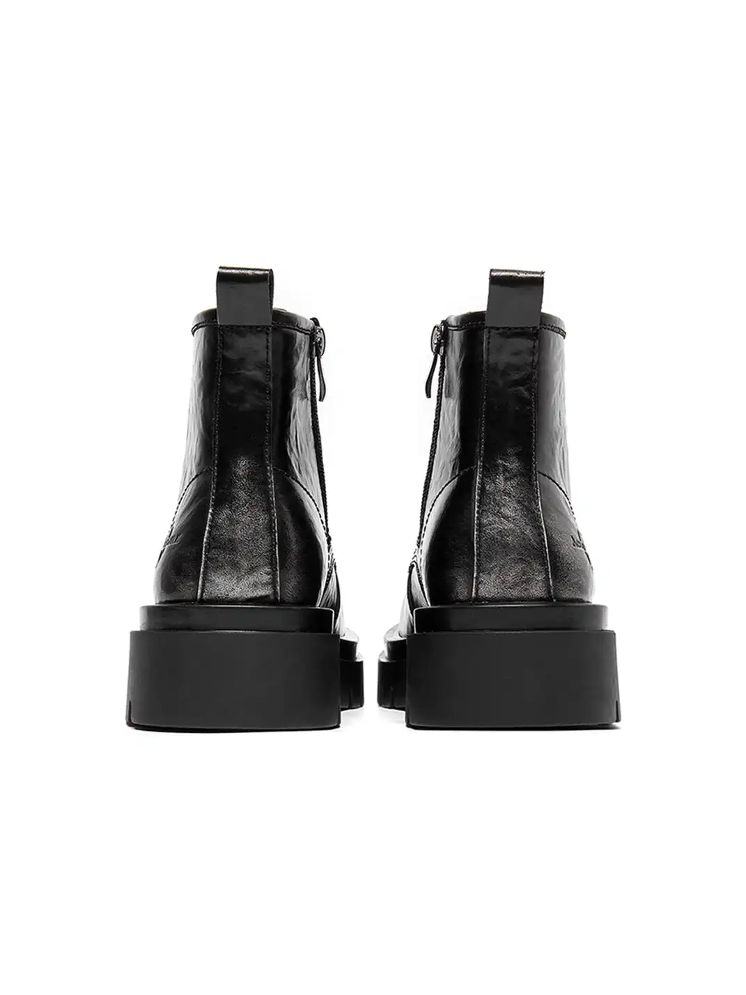 ACUPUNCTURE | Side-Zip Lace-Up Martin Boots