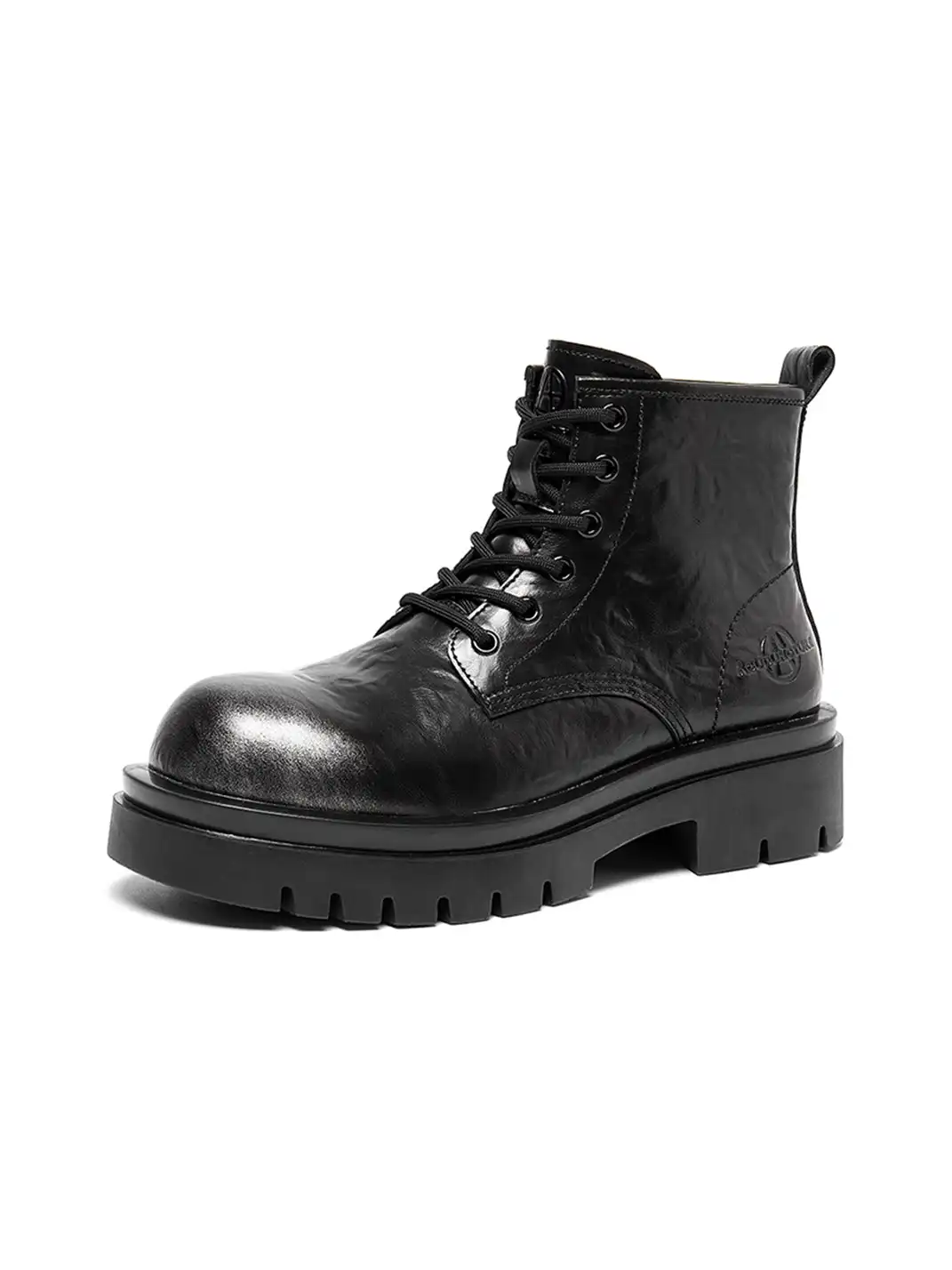 ACUPUNCTURE | Side-Zip Lace-Up Martin Boots