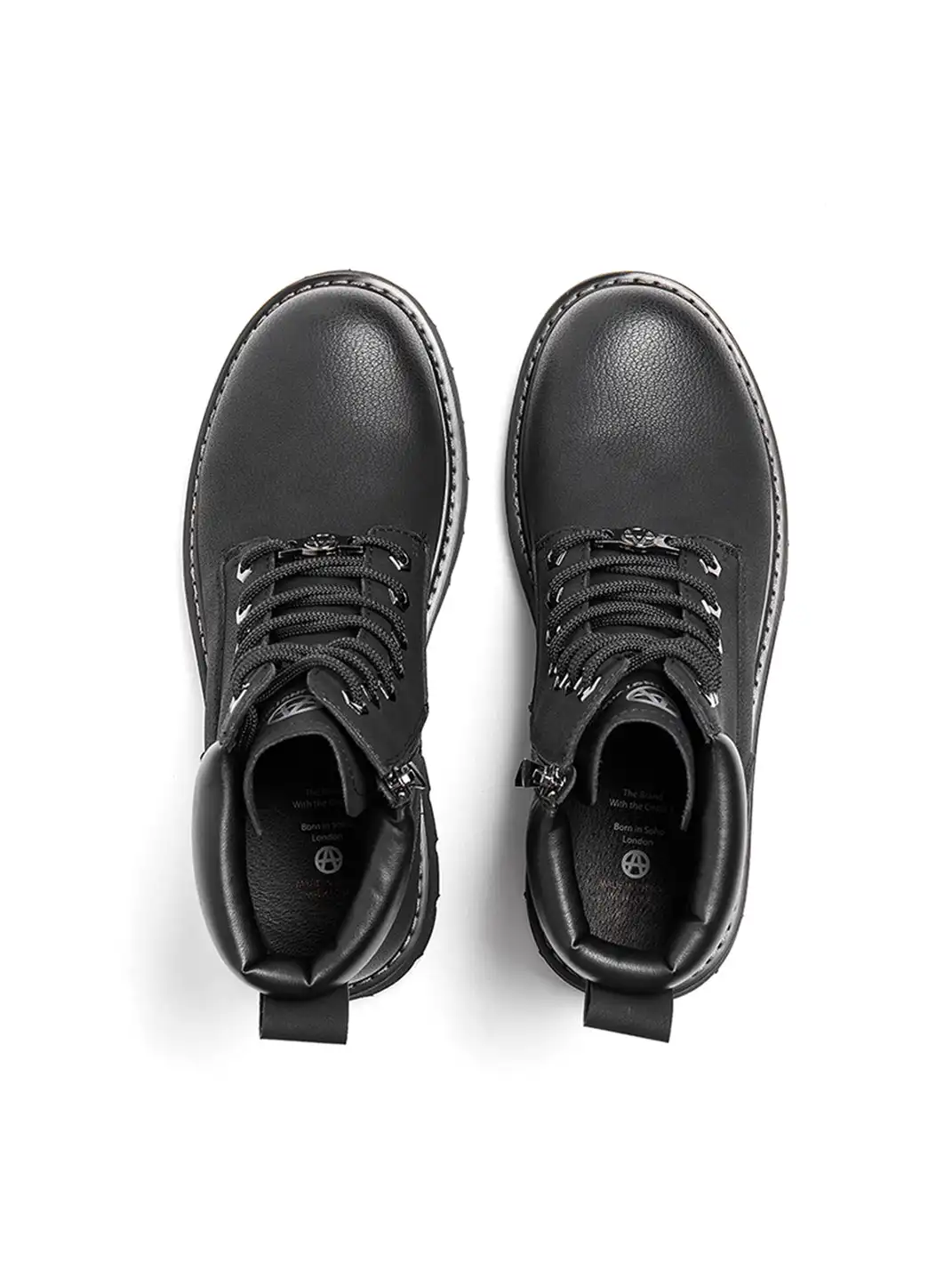 ACUPUNCTURE | Zipper Entry Mid-Ankle Martin Boots