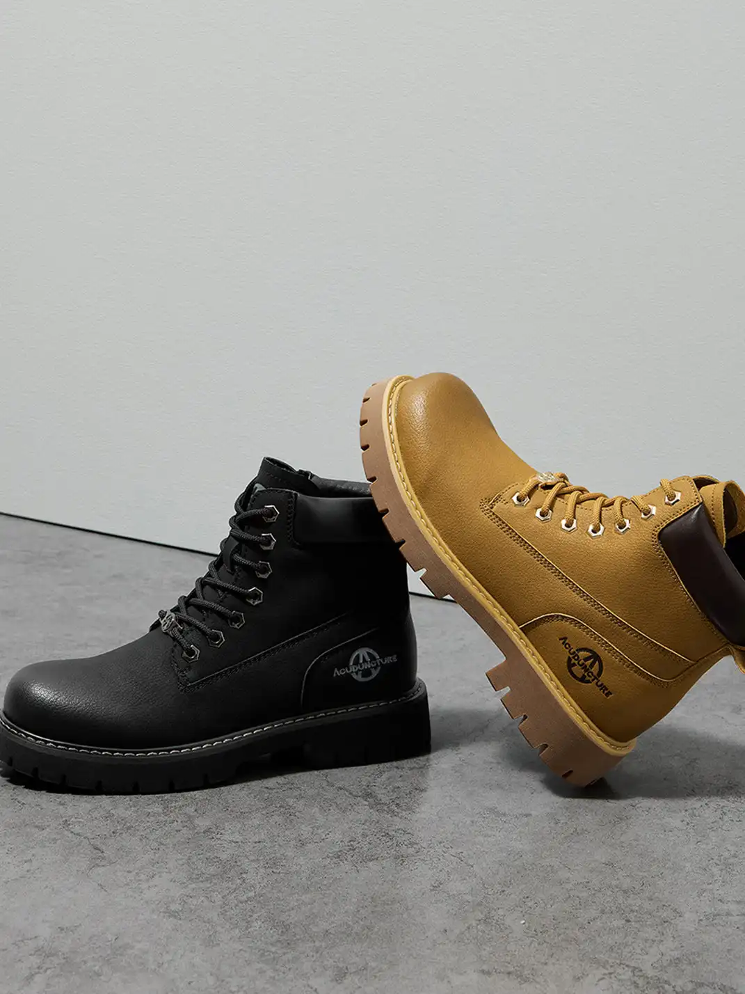 ACUPUNCTURE | Zipper Entry Mid-Ankle Martin Boots