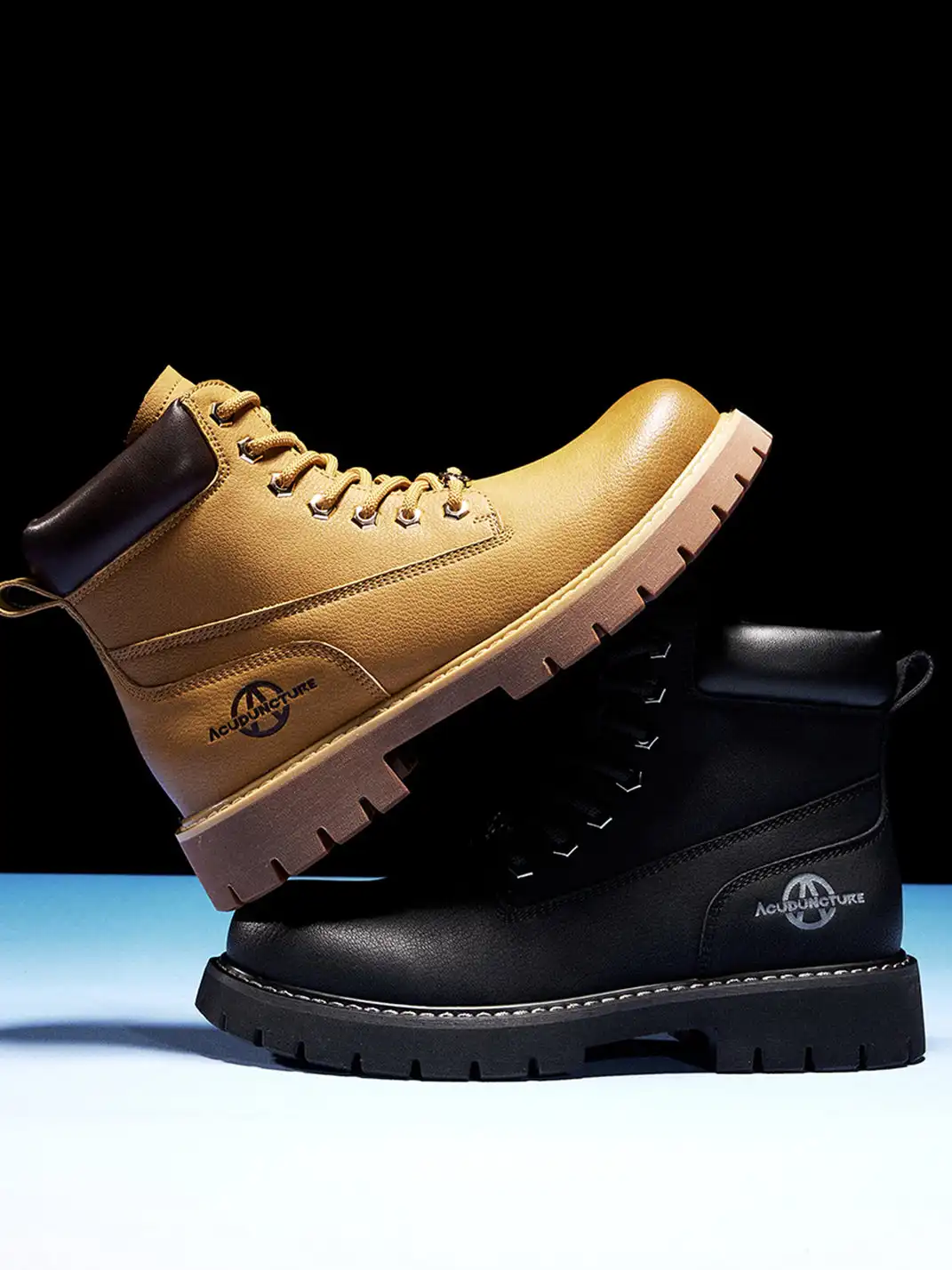 ACUPUNCTURE | Zipper Entry Mid-Ankle Martin Boots