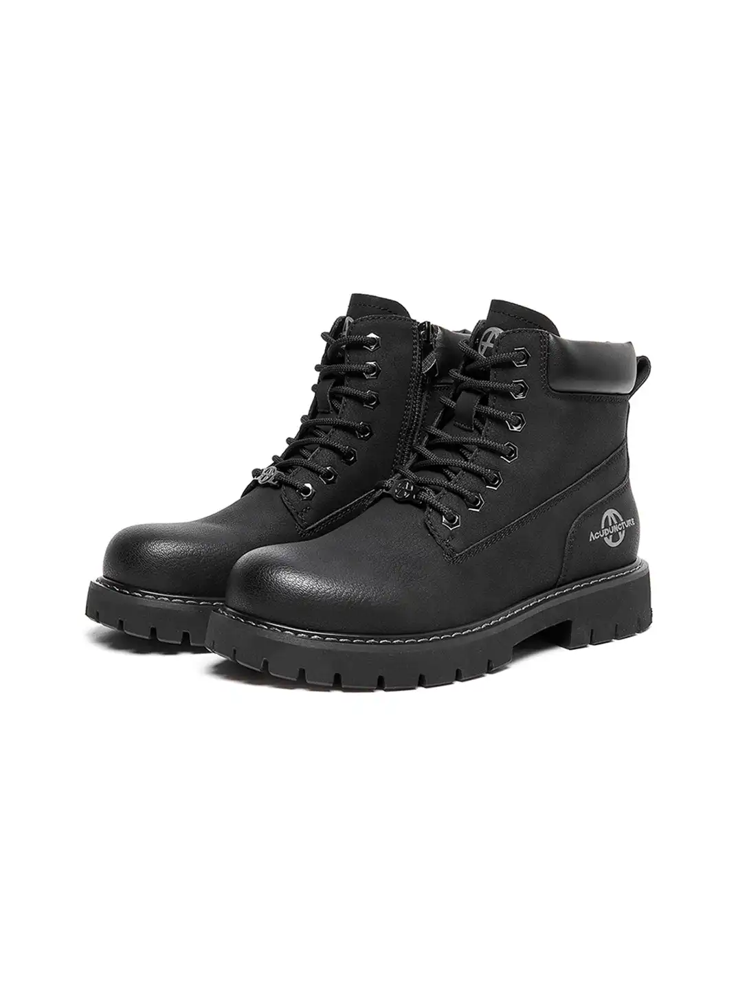 ACUPUNCTURE | Zipper Entry Mid-Ankle Martin Boots