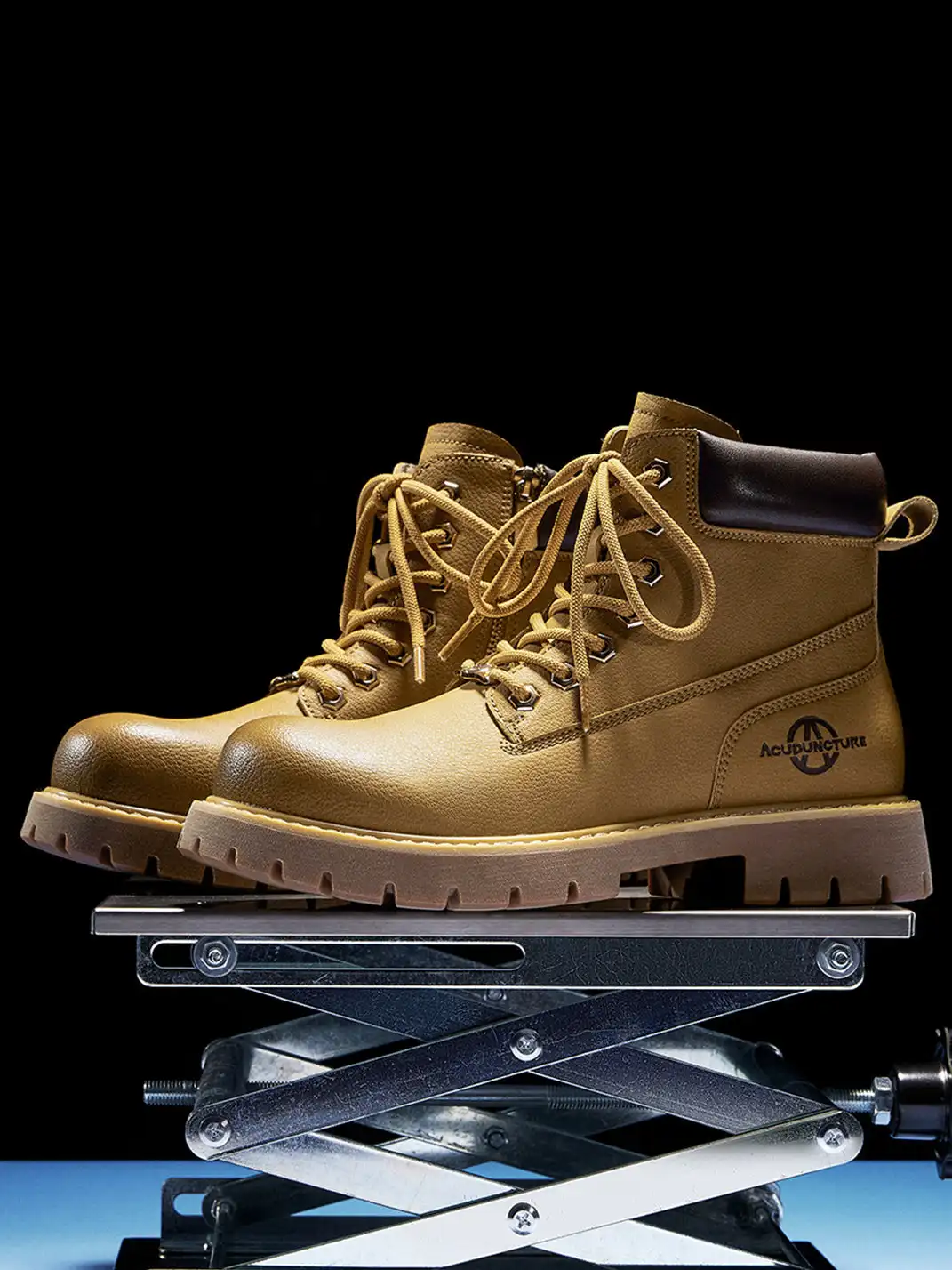 ACUPUNCTURE | Zipper Entry Mid-Ankle Martin Boots