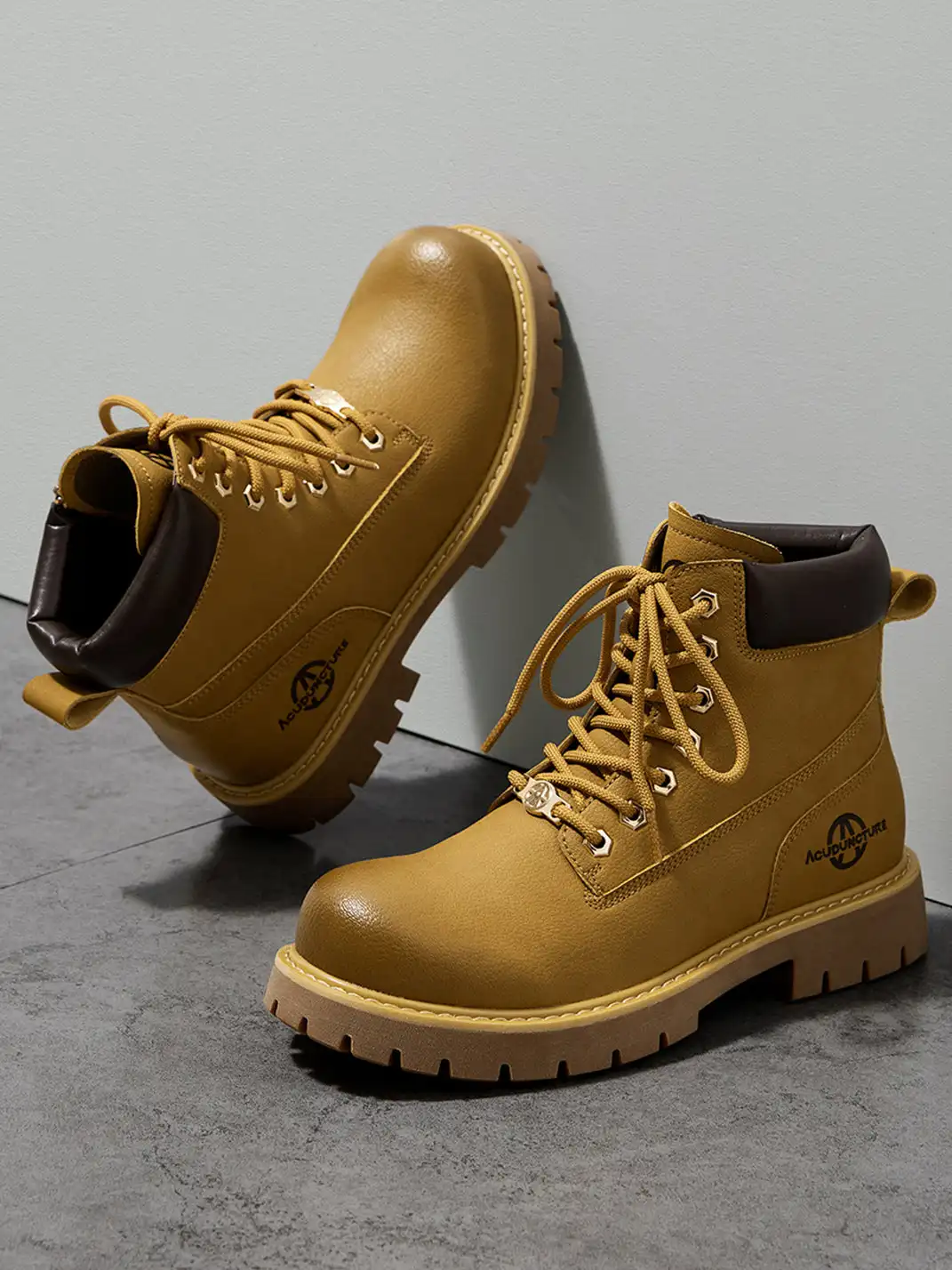 ACUPUNCTURE | Zipper Entry Mid-Ankle Martin Boots