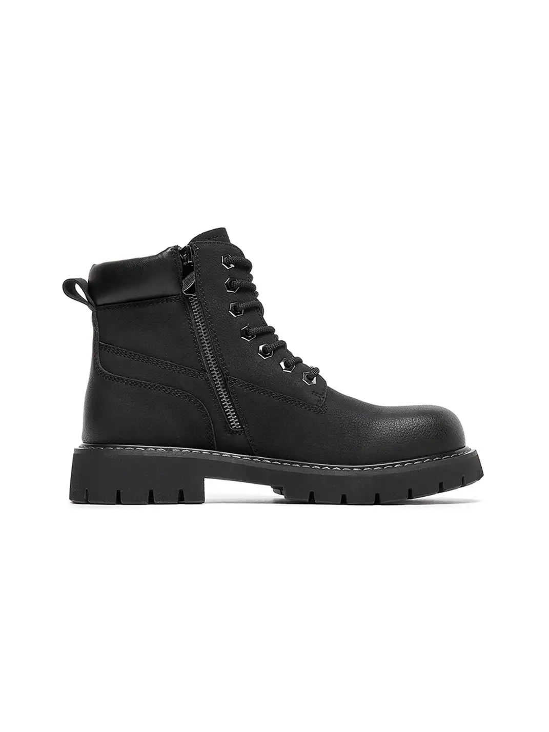 ACUPUNCTURE | Zipper Entry Mid-Ankle Martin Boots