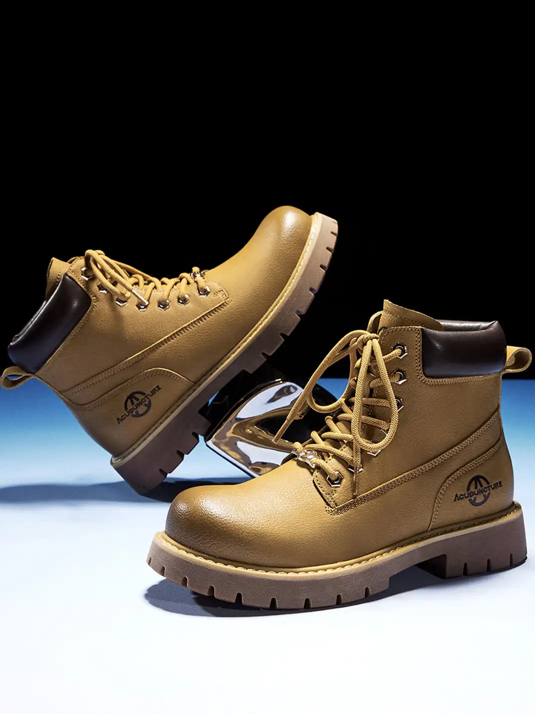ACUPUNCTURE | Zipper Entry Mid-Ankle Martin Boots