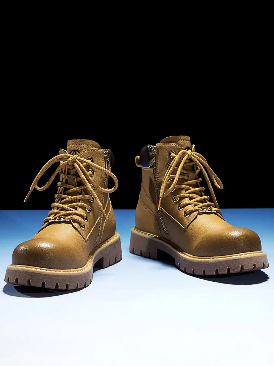 ACUPUNCTURE | Zipper Entry Mid-Ankle Martin Boots