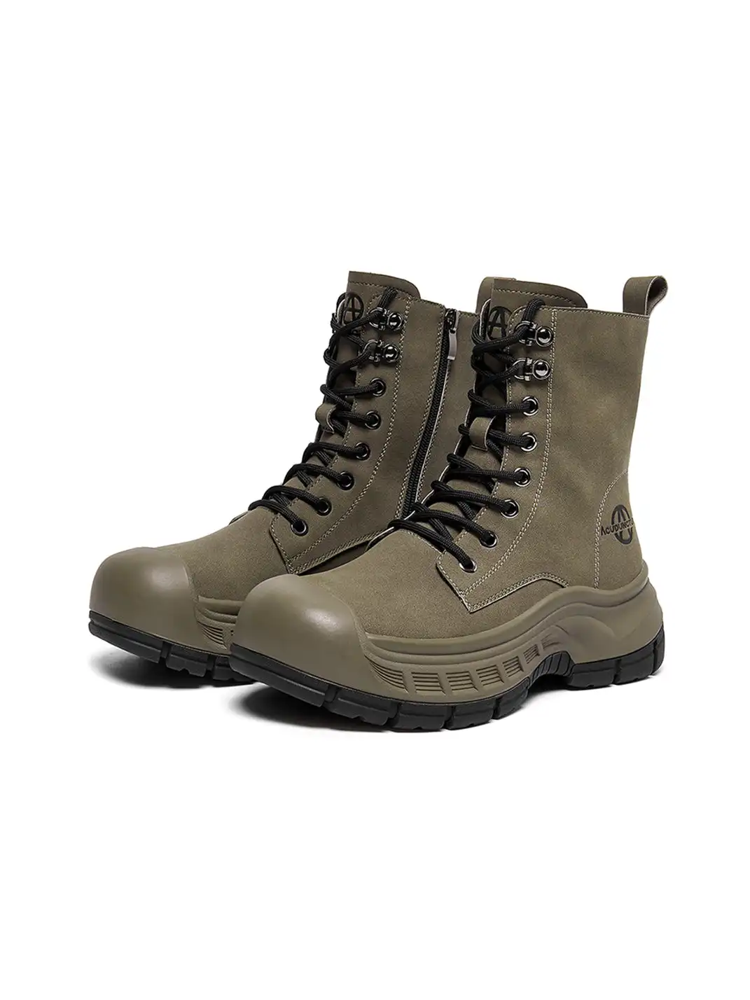 ACUPUNCTURE | Protective Toe Lace-Up Martin Boots