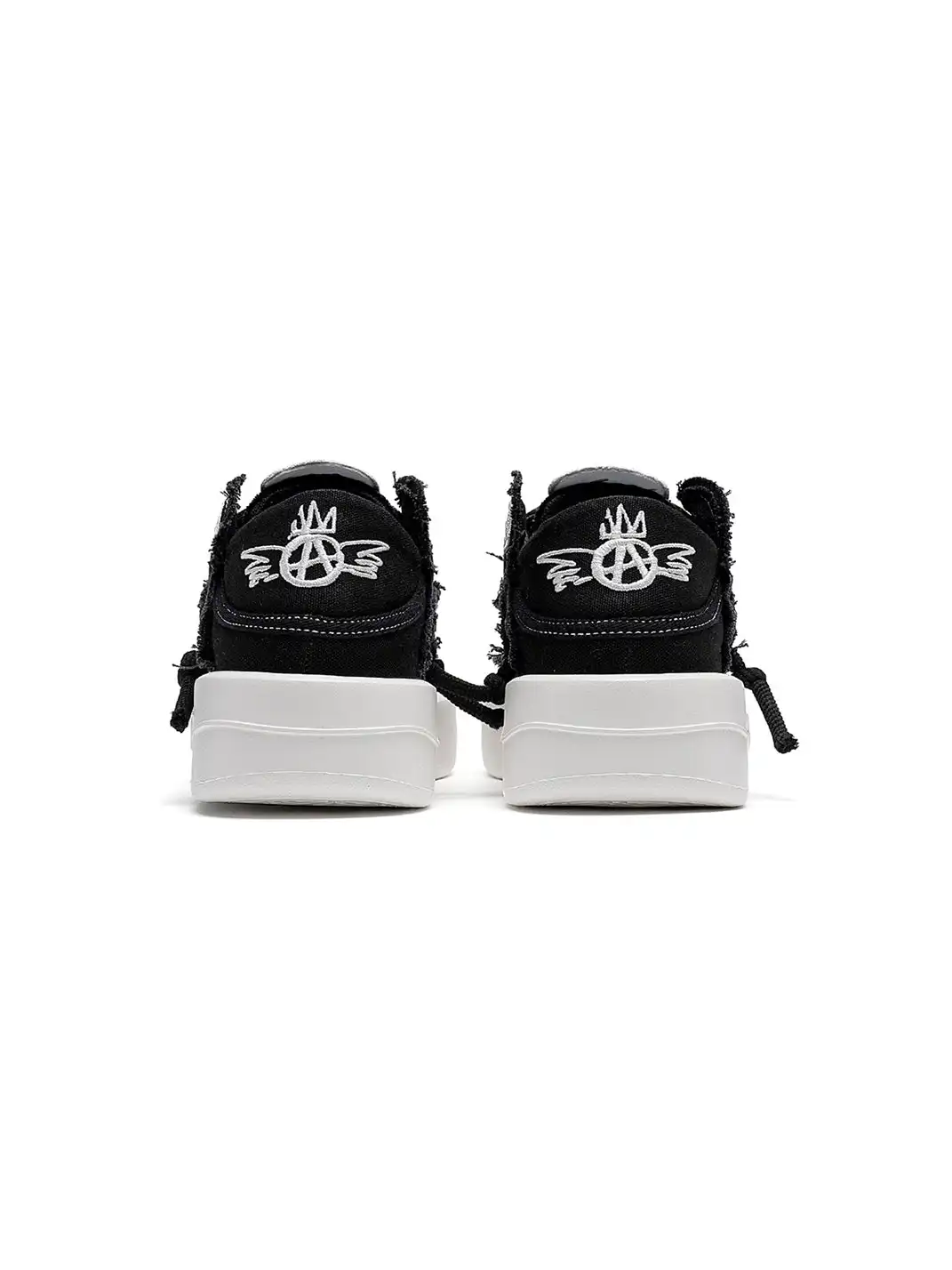 ACUPUNCTURE | Distressed Canvas Platform Shoes