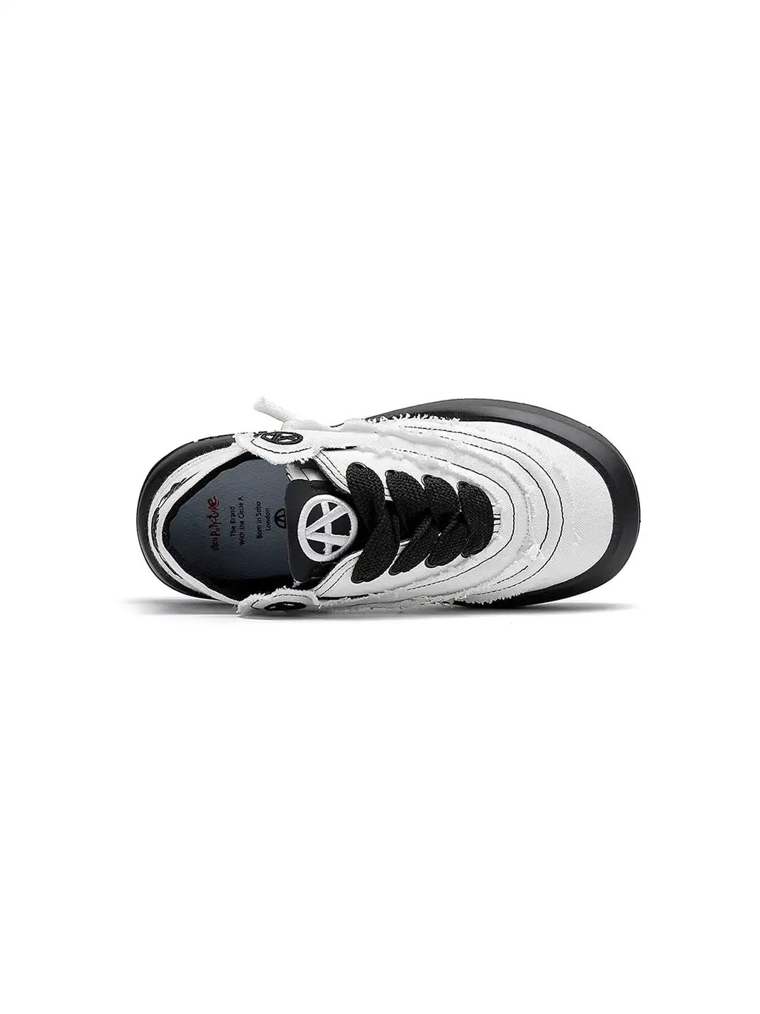 ACUPUNCTURE | Distressed Canvas Platform Shoes