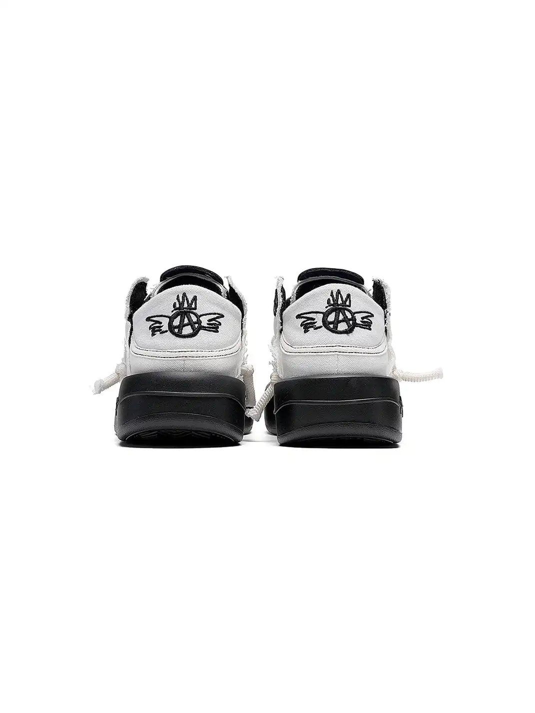 ACUPUNCTURE | Distressed Canvas Platform Shoes