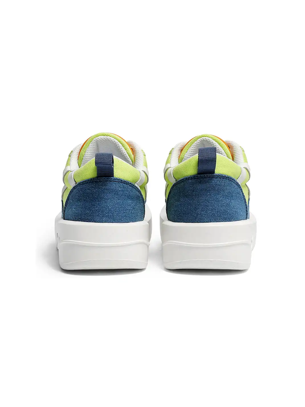 ACUPUNCTURE | Color-Blocked Canvas Platform Sneakers