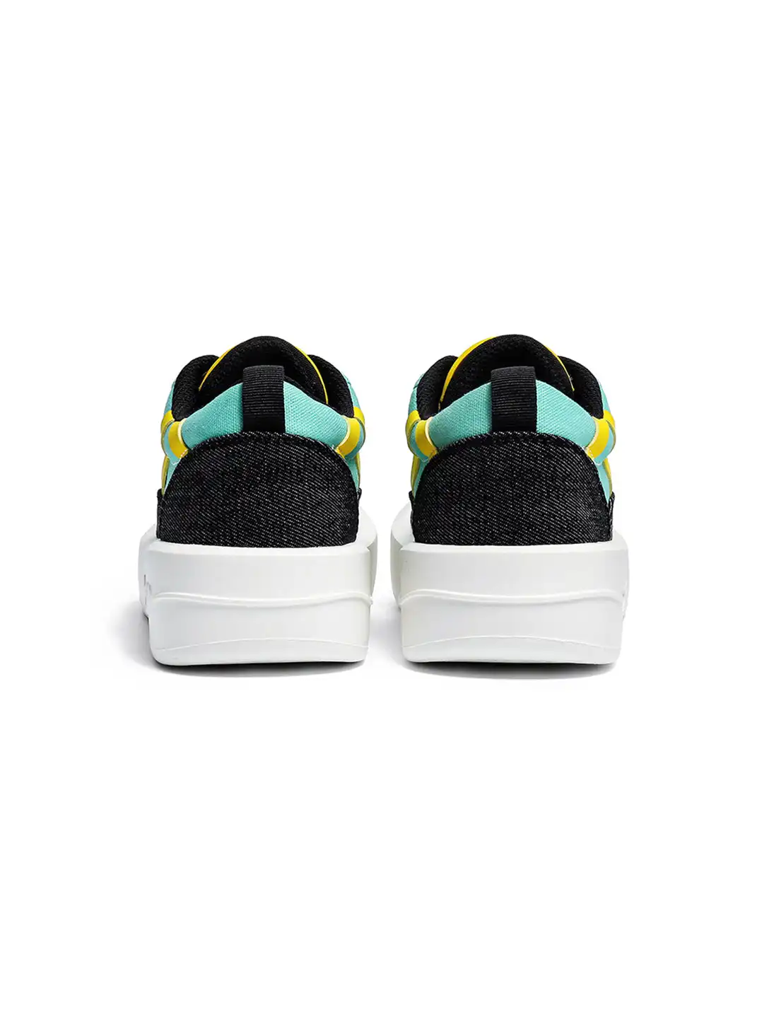 ACUPUNCTURE | Color-Blocked Canvas Platform Sneakers