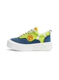 ACUPUNCTURE | Color-Blocked Canvas Platform Sneakers