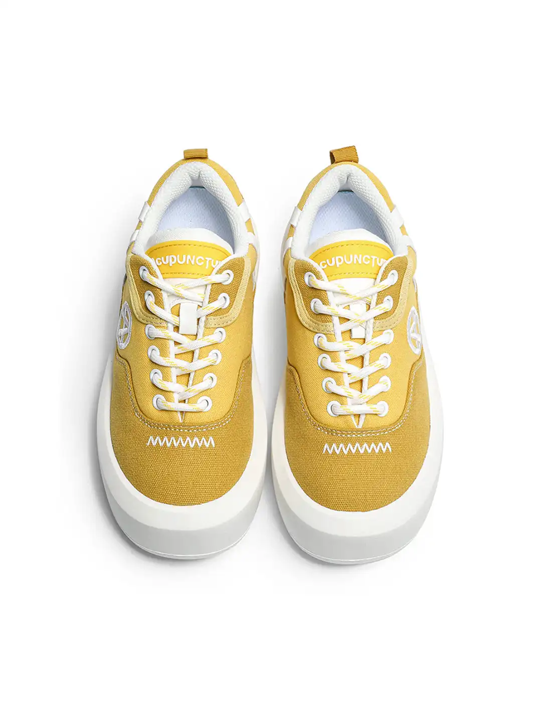 ACUPUNCTURE | Color-Blocked Canvas Platform Sneakers