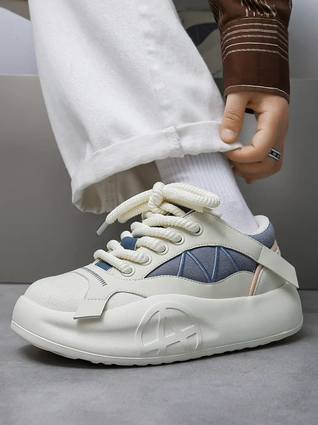 ACUPUNCTURE | Structured Lifted-Chunk Sole Sneakers