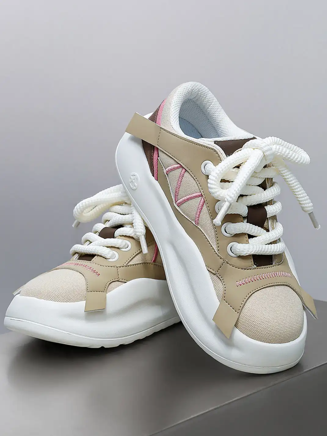 ACUPUNCTURE | Structured Lifted-Chunk Sole Sneakers