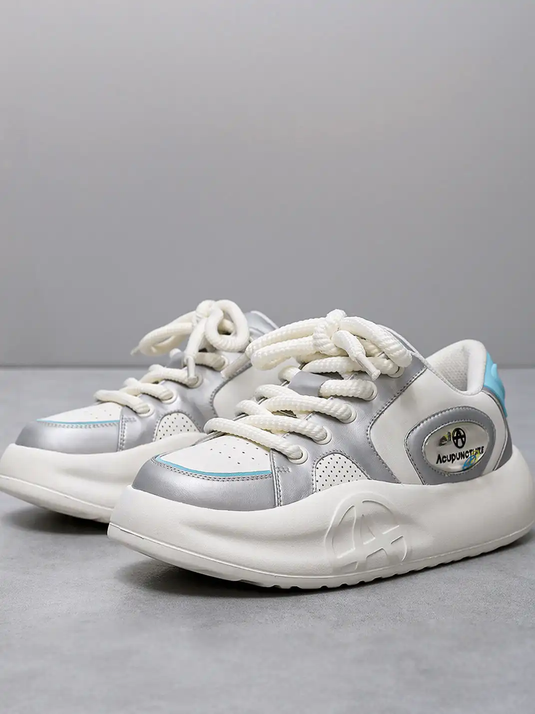 ACUPUNCTURE | Casual PU Platform Sneakers