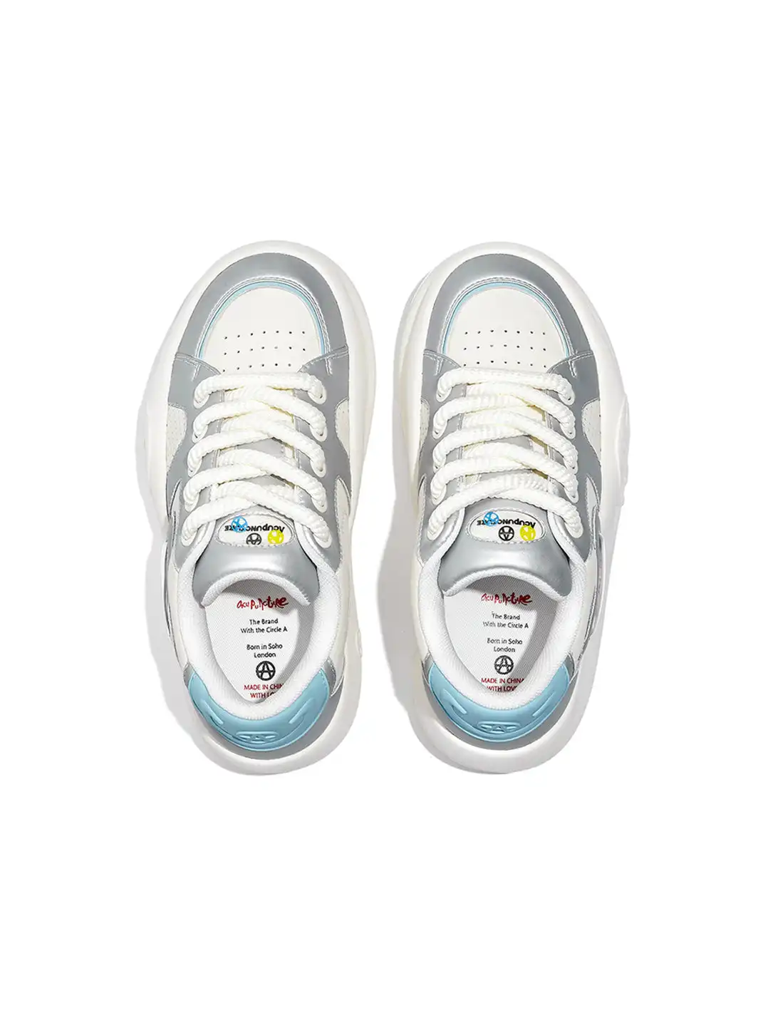 ACUPUNCTURE | Casual PU Platform Sneakers