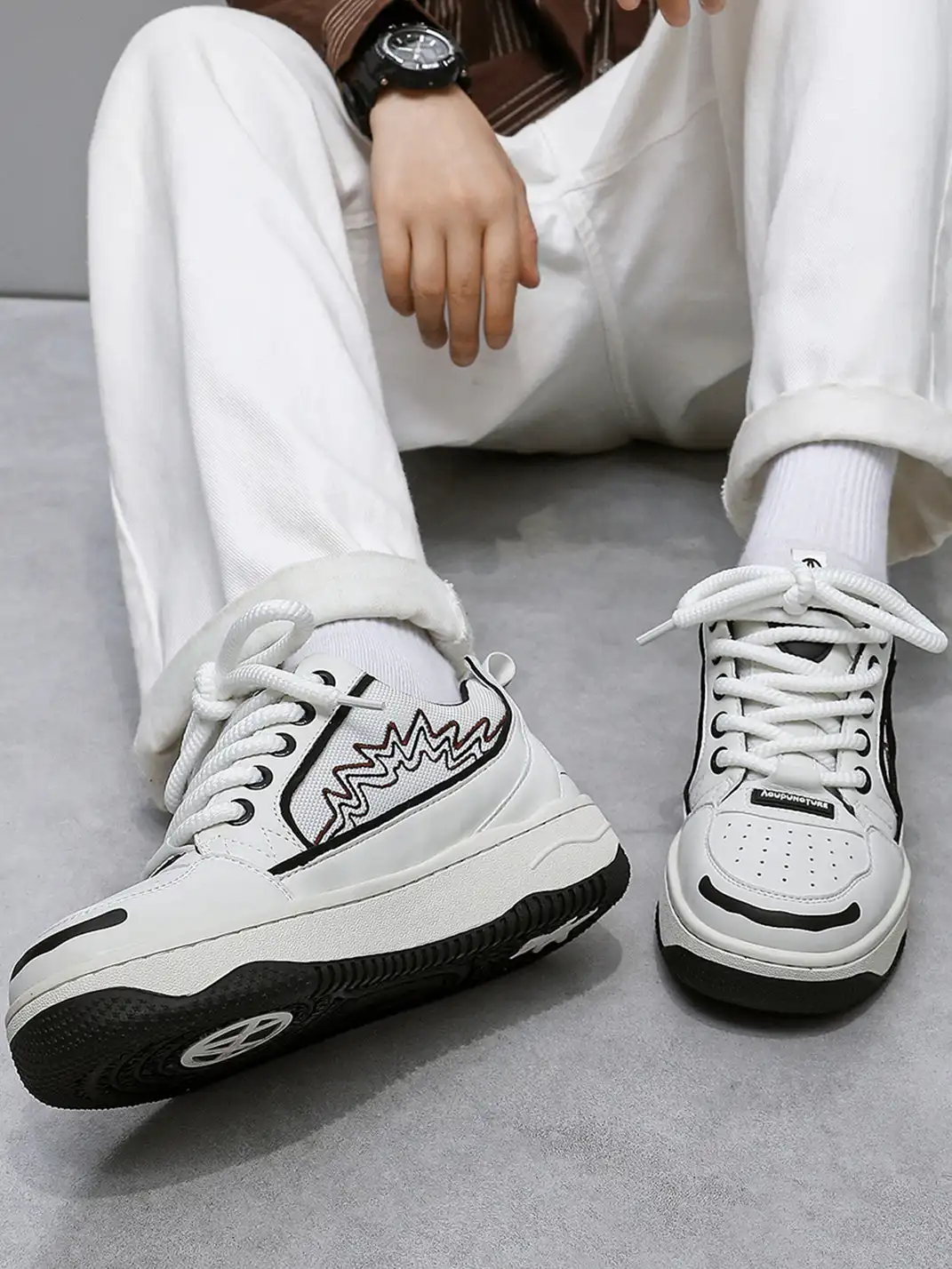 ACUPUNCTURE | Casual Unisex Skate Sneakers