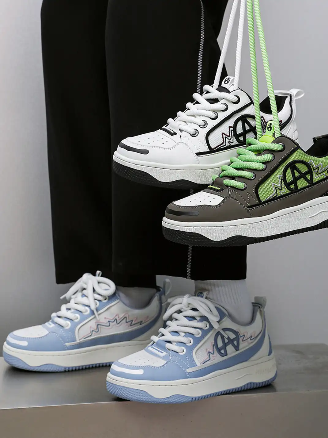 ACUPUNCTURE | Casual Unisex Skate Sneakers
