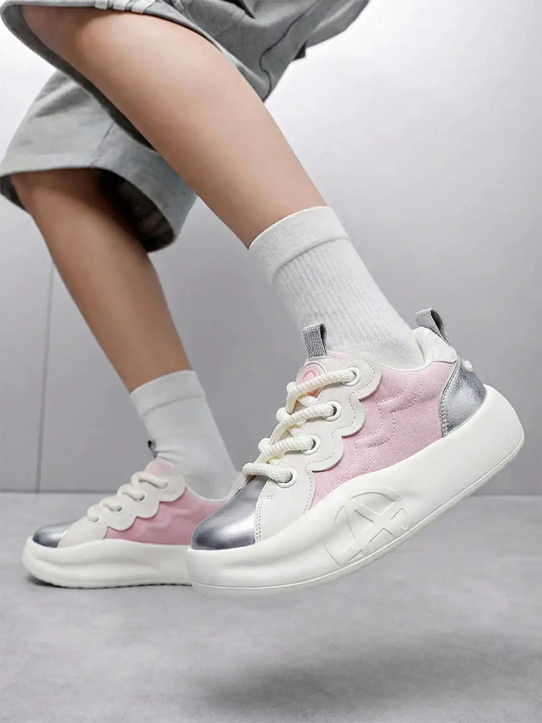 ACUPUNCTURE | Color Block Platform Sneakers