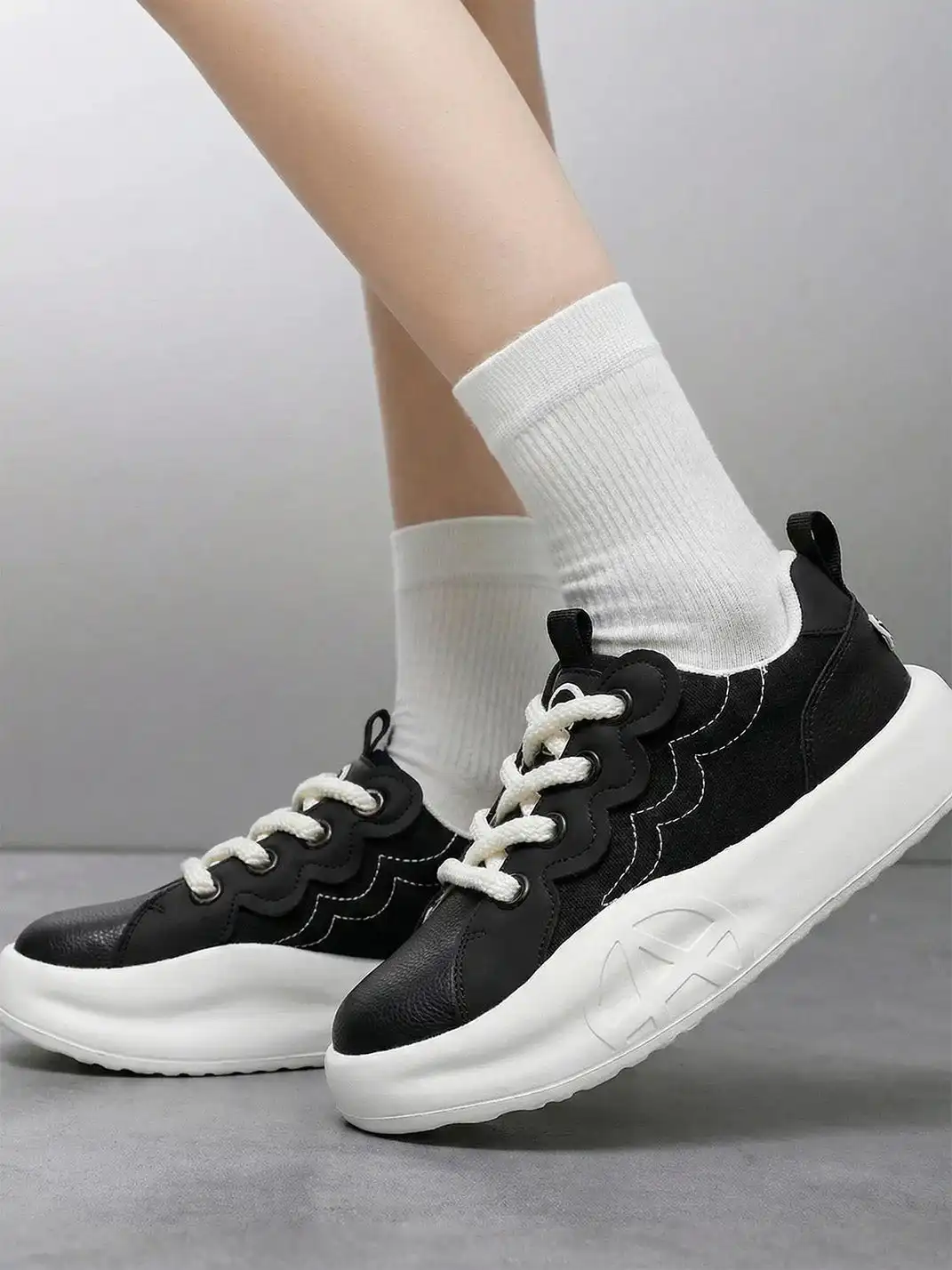 ACUPUNCTURE | Color Block Platform Sneakers