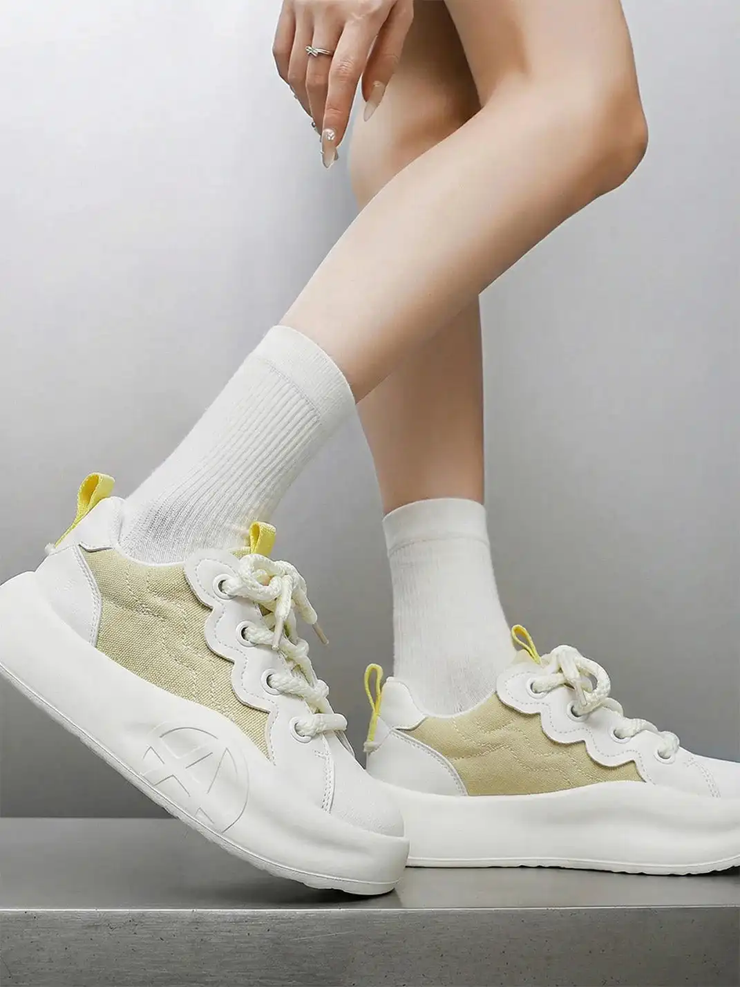 ACUPUNCTURE | Color Block Platform Sneakers