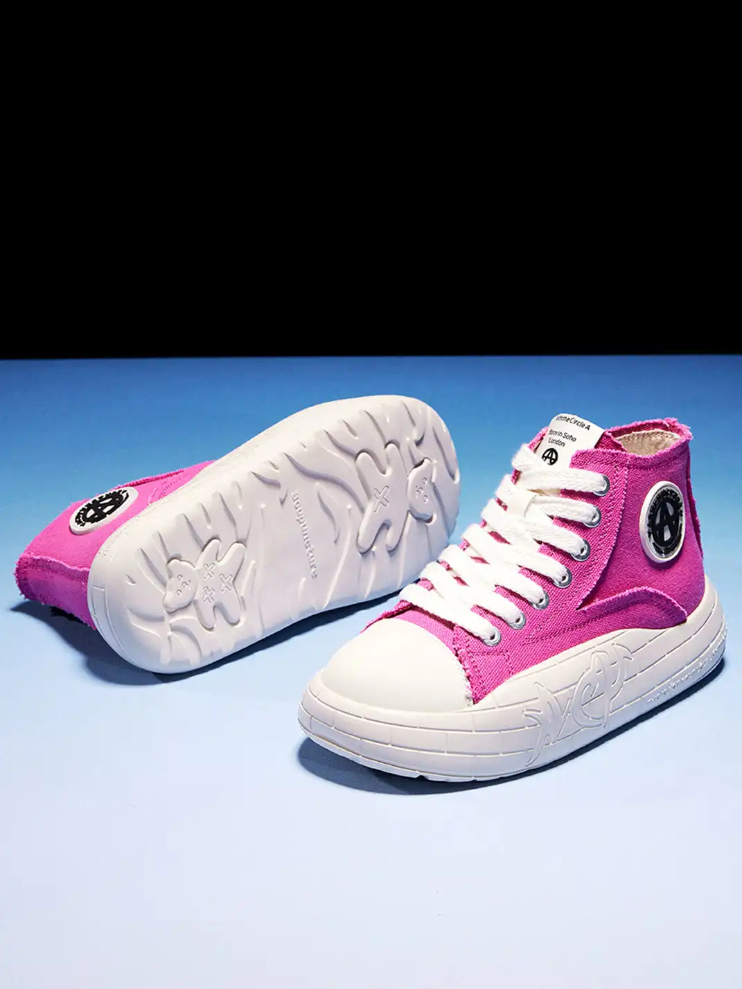 ACUPUNCTURE | High-top Platform Canvas Shoes
