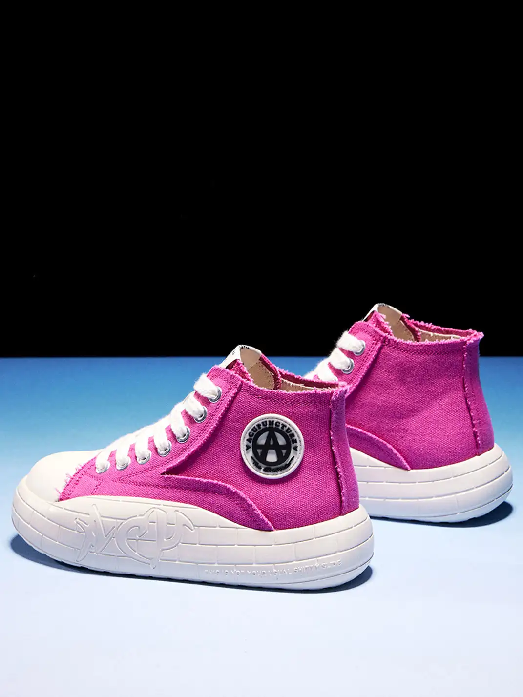 ACUPUNCTURE | High-top Platform Canvas Shoes