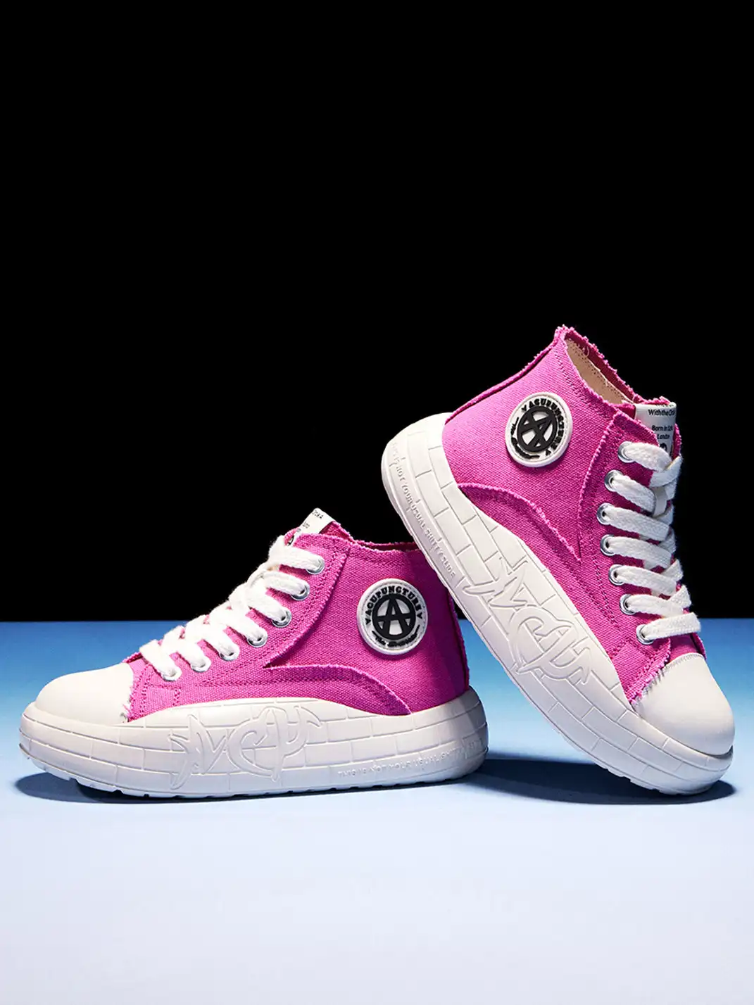ACUPUNCTURE | High-top Platform Canvas Shoes