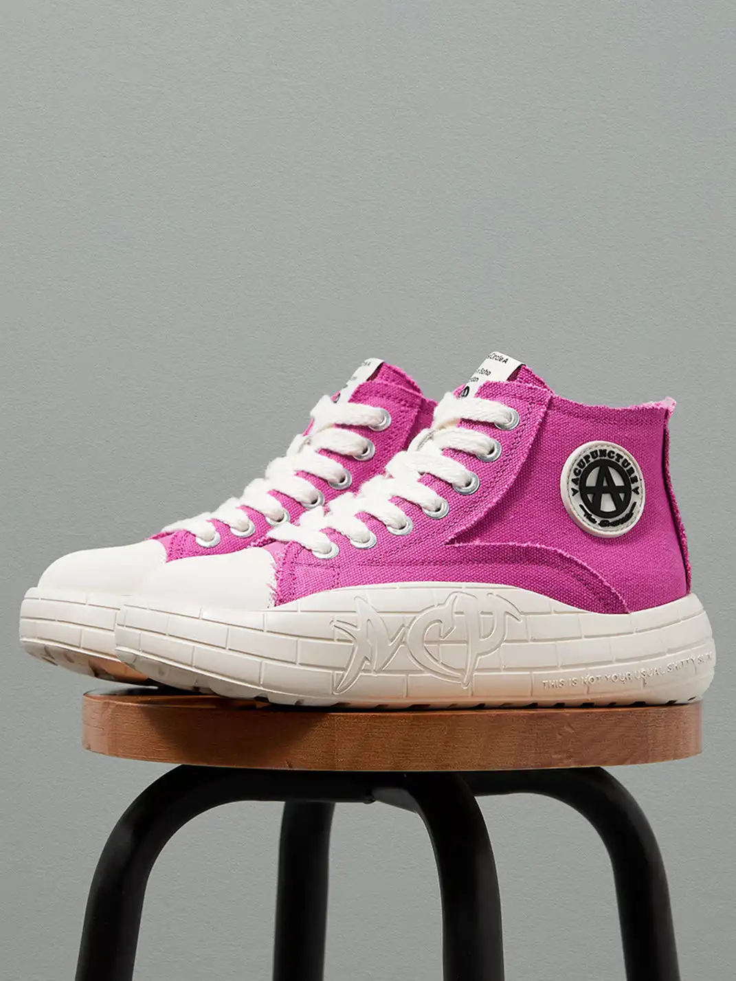 ACUPUNCTURE | High-top Platform Canvas Shoes
