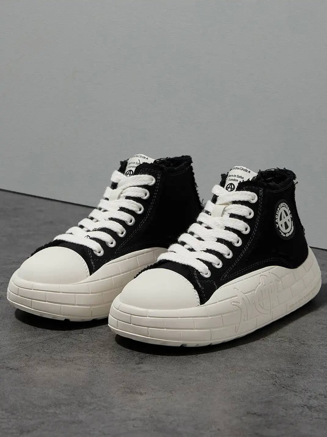 ACUPUNCTURE | High-top Platform Canvas Shoes