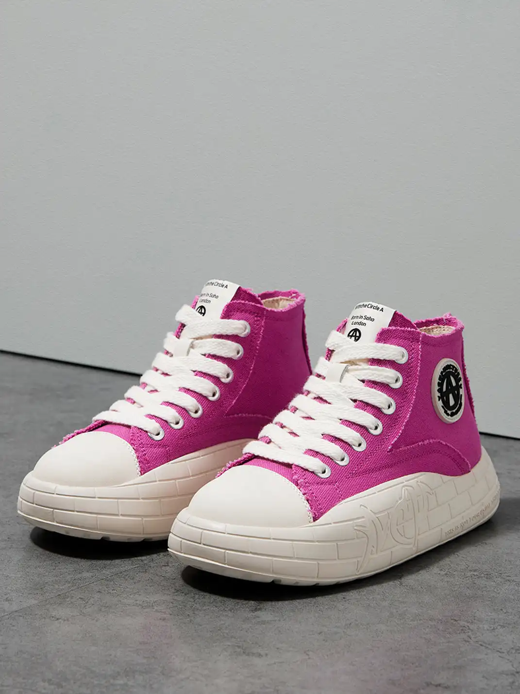 ACUPUNCTURE | High-top Platform Canvas Shoes