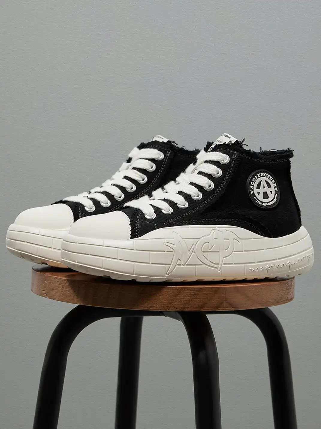 ACUPUNCTURE | High-top Platform Canvas Shoes