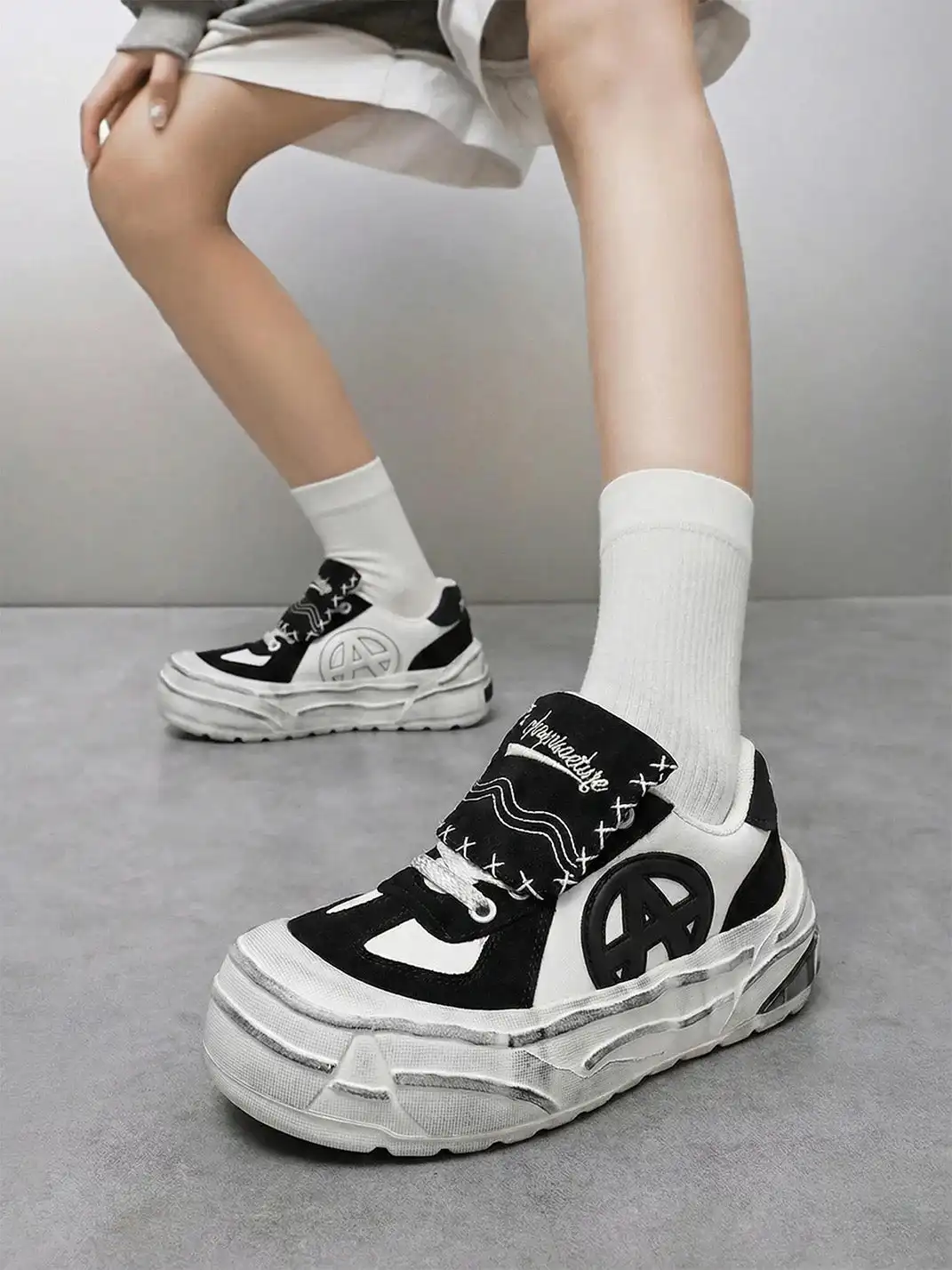 ACUPUNCTURE | Unique Shoe Tongue Chunky Sneakers